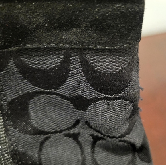 Coach Black Arissa High Heel Ankle Boots Booties Size 7.5B  Made In Italy - Picture 7 of 12